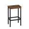 Homeroots Set of Two 26" Brown and Black Steel and Wood Backless Counter Height Bar Chairs, 2PK 559158 - alternate 4