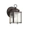 Kichler New Street 1-Light Outdoor Wall Lantern, Olde Bronze 9611OZ - alternate 1