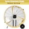 Edendirect Industrial Drum Fan, 30 in Blade Dia, 120V, 11,800/12,600/13,000 cfm IR-FAND36 - alternate 6