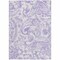Homeroots 9' X 12' Lavender Ivory And Purple Paisley Washable Indoor Outdoor Area Rug 588652 - alternate 6