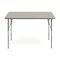 Flash Furniture Wren 48 in x 24 in Adjustable Height Activity Table, Thermal Laminate Top, Standard Legs, Light Gray XU-A2448-REC-LTGRY-T-A-GG - alternate 6