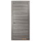 Sartodoors Sliding French Pocket Door with, Planum 0010 Ginger Ash, Kit Trims Rail Hardware, Solid Wood Interi PLANUM0010PD-GA-3684 - alternate 1