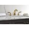Kingston Brass Widespread Bathroom Faucet with Pop-Up Drain, Polished Brass KB982RXL - alternate 4
