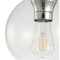 Jonathan Y Atlas 7.75" Metal/Seeded Glass LED Flush Mount, Chrome JYL7443C - alternate 5
