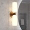 Vaxcel Shelby 2-Light Vanity Light, Natural Brass, Frosted Opal Glass, 5-In. Wide W0566 - alternate 7