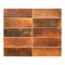 Apollo Tile Antiek 2.58 in. x 7.9 in. Glossy Red Ceramic Subway Wall and Floor Tile 5.38 sq. ft./case, 38PK MOD88RED258A - alternate 2