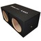 Deejay Led Two 12-in Woofers Empty Bass Speaker Enclosure w/Center Tuned Port BASS12DUALVENTED - alternate 4