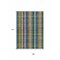 Homeroots 9' X 12' Navy Blue Pink And Sage Plaid Washable Indoor Outdoor Area Rug 613979 - alternate 5