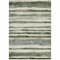 Homeroots 9' X 12' Sage And Beige Striped Washable Indoor Outdoor Area Rug 605907 - alternate 6