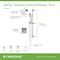 Symmons Verity HydroMersion Single Handle Shower Faucet Trim Kit  with Hand Spray (Valve not Included) S499815TRM - alternate 2