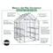 Miracle-Gro 4.75 x 4.75 x 6.5 ft Clear Mini Greenhouse 70527 - alternate 5