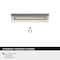 Amerock Streamline Tab 3 inch (76mm) Length Satin Nickel Cabinet Edge Pull, 10PK 10VMP37201G10 - alternate 4