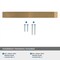 Amerock Premise 5-1/16 in 128 mm Center-to-Center Champagne Bronze Cabinet Pull BP36845CZ - alternate 2