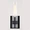 Vaxcel Bari 1 Light Matte Black Contemporary Wall Sconce with Clear Cylinder Glass W0428 - alternate 3