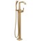 Delta Stryke Floor Mount Tub Filler Trim, 10.84 in, Lumicoat Champagne Bronze T4776-CZ-PR-FL - alternate 1