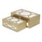 Homeroots Set of Two Gold Oval Scroll Mirror Jewelry Storage Boxes, 2PK 399674 - alternate 4