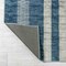 Jonathan Y Vichy Geometric Striped Non-Slip Machine-Washable Blue/Cream 5 ft. x 8 ft. Area Rug WSH122D-5 - alternate 4