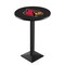 Holland Bar Stool Co 36" Blk Wrinkle Louisville Pub Table, 36" dia. Top L217B3636Lville - alternate 1