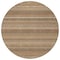Homeroots 8' Orange And Copper Round Striped Washable Indoor Outdoor Area Rug 610608 - alternate 6
