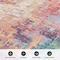 World Rug Gallery Contemporary Distressed Abstract Washable Non Slip Runner Rug 2 ft x 8 ft Multi WR82MULTI2X8 - alternate 4