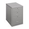 Pucel Pedestal Utility & File Drawer Cabinet with Casters, 18 in W x 24 in D x 32 in H, Black DCF-1C5 - alternate 1