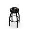 Holland Bar Stool Co 30" Blk Wrinkle Philadelphia Flyers Swivel Bar Stool, Accent Ring L8B2B30PhiFly-B - alternate 1