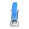Vestil Polyurethane Swivel With Total Brake Caster 8 In. x 2 In. 925 lb Light Blue/Gray CST-KB-8X2PUP-SWTB - alternate 4