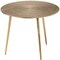 Homeroots 21" Gold Metal Round End Table 380714 - alternate 3
