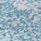 Homeroots 8' Teal Blue And Ivory Round Abstract Washable Indoor Outdoor Area Rug 612769 - alternate 3