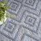 Homeroots 8' X 10' Blue Indoor Outdoor Area Rug 522114 - alternate 5