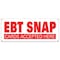 Signmission Ebt Snap Cards, 18 Inch x 48 Inch, Banner B-Ebt Snap Cards - alternate 1