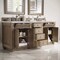 James Martin Vanities Bristol 72'' D Vanity, Whitewashed Walnut w/ Victorian Sil Silestone Top w/ Wireless Charger 157-V72-WW-FVSL - alternate 6