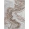 Homeroots 9' X 12' Taupe And Silver Abstract Washable Indoor Outdoor Area Rug 618350 - alternate 4