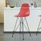 Leisuremod Cresco Acrylic Barstool - Modern ABS Plastic Counter Stool with Steel Legs & Footrest, 2PK CRBL-30TR2 - alternate 5