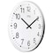 Infinity Instruments Profuse ITC Business Wall Clock, White, 19in 14246WH-830 - alternate 4