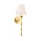 Hudson Valley Lighting Vails gate 7 in. Wall Sconce Vintage Gold Leaf 4521-VGL - alternate 2