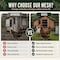 Wrightmaster 36 in. x 50 ft. 19-Gauge Animal-Safe Black Vinyl Coated Poultry Fencing, 1/2 Grid ZoroP503849 - alternate 6