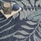Homeroots 5' X 7' Navy Blue Sky Blue And Ivory Palm Leaf Indoor Outdoor Area Rug 552507 - alternate 7