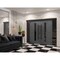 Vdomdoors Front Exterior Prehung Aluminum Double Doors Ronex0130 Grey Mirrored Clear Glass 2 Sidelights Entry RONEX0130DEXD-GRE-W16+72+16xH96-RH-I - alternate 2