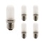 Bulbrite Mini 75w Equivalent T8 Medium Screw Base E26 in Frost Finish Dimmable 2900K Halogen Light Bulb, 5PK 861991 - alternate 1
