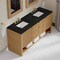 James Martin Vanities Solene 72" Double Vanity, Seaside Oak, w/ 3 CM Phantome Eclos Top D225-V72-SSO-3PHT - alternate 3