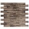 Apollo Tile Brown 11.8 in x 11.8 in Glass Glossy Floor and Wall Subway 4.83 sqft/case, 5PK APLSRA8805A - alternate 6