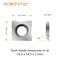 Powertec 14.3mm Carbide Replacement Inserts Cutter Knives - Fits WEN PL1326, JT630H & Rikon 25-130H, 10PK 14301N - alternate 2