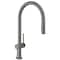 Hansgrohe Talis N HighArc Kitchen Faucet, O-Style, 2-Spray Pull-Down, 1.75 GPM in Brushed Black Chrome 72800341 - alternate 1