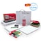 Show-Me Classpack of 35 x Lined/Gridded Double Sided 8" x 12" Lapboards, with Pens, Erasers, Cleaner, 35PK C/GLBX - alternate 4