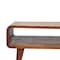 Homeroots 26in Brown Solid Wood Enclosed and Open Storage TV Stand 727851 - alternate 4