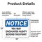 Signmission You May Encounter Nudity Beyond This Point, 18 Inch X 12 Inch, Plastic Sign, 2PK OS-2PACK-NS-P-1218-L-19094 - alternate 6