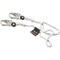 Miller 5/8" Diameter Dacron Polyester Rope Lifeline with Steel Locking Snap Hooks 201RLS-5/50FTWH - alternate 1