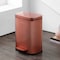 Happimess Connor Rectangular 13.2-Gallon Trash Can with Soft-Close Lid and FREE Mini Trash Can, Rose Gold HPM1006D - alternate 5