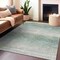 Homeroots 3' X 5' Linen Striped Washable Indoor Outdoor Area Rug 608479 - alternate 5